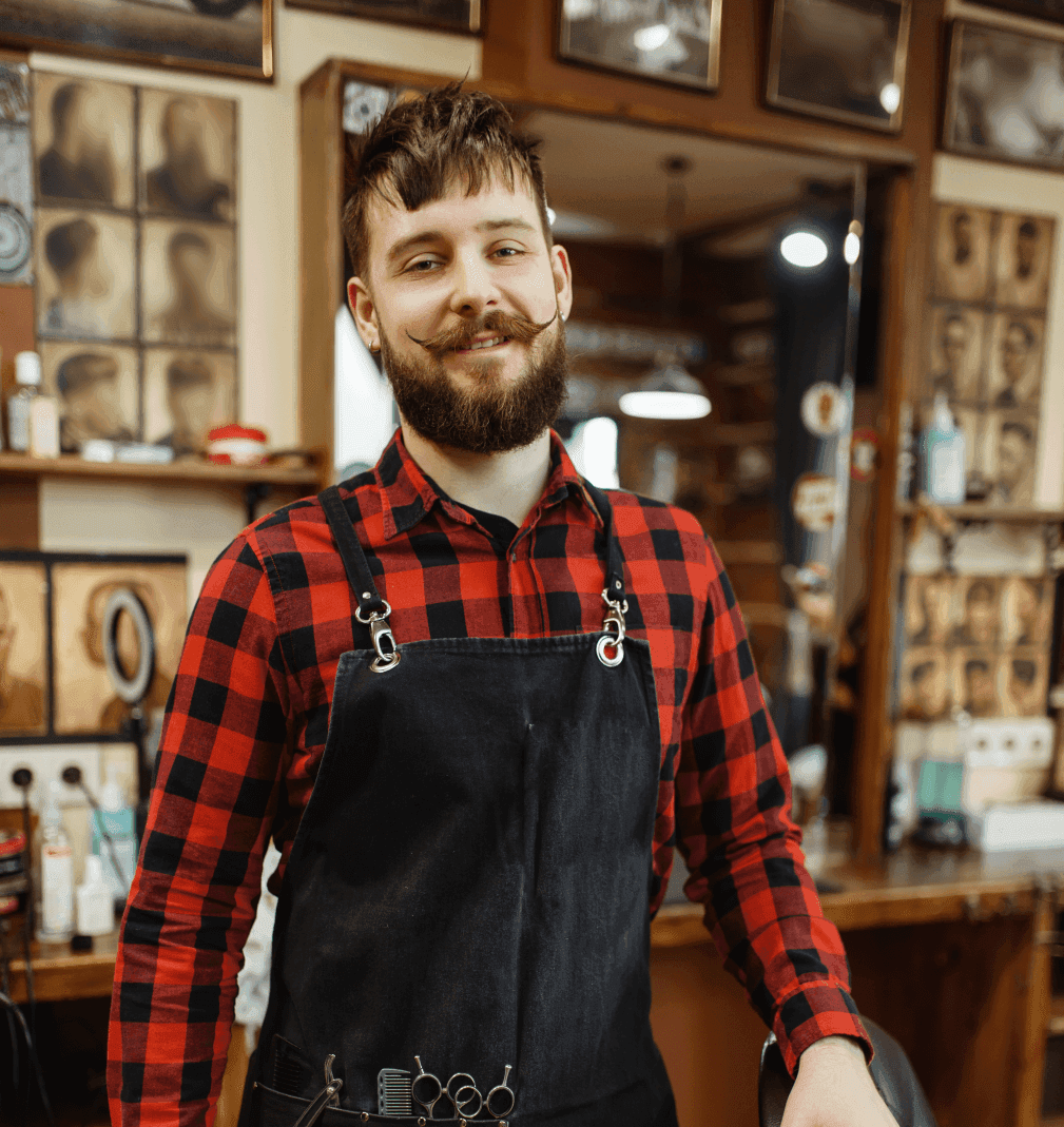 Corte realizado en la barbería, ejemplo 3